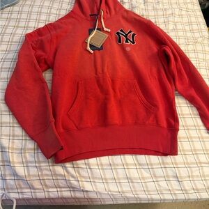 Polo by Ralph Lauren Yankee Berry Pullover Hoodie with Navy Patch